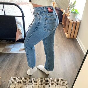 Ralph Lauren Polo Jeans Company Vintage Blue High Waisted Denim Jeans —Womens 29